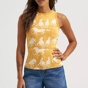 Camiseta Deportiva Casual para Mujer, con Logotipo Personalizado, Impresión por Sublimación, Precio al por Mayor, Nueva Llegada, Tejido Transpirable y Suave - Product Image 1