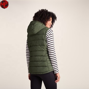<span class=keywords><strong>Gilet</strong></span> Imbottito <span class=keywords><strong>Verde</strong></span> Oliva con Cappuccio per <span class=keywords><strong>Donna</strong></span>, <span class=keywords><strong>Gilet</strong></span> Casual Senza Maniche Antivento, <span class=keywords><strong>Gilet</strong></span> Caldo a Bolle - Product Image 6