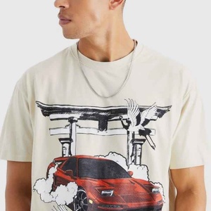 T-shirt Homme Personnalisé en Coton 100% Style Été Streetwear Imprimé Sérigraphié Séchage Rapide Respirant – Prix Usine de Gros - Product Image 2
