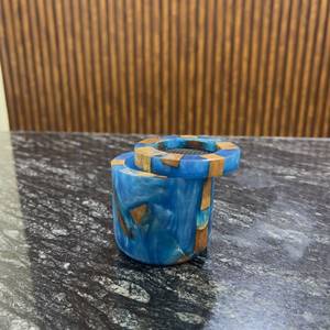Brûleur à Bakhoor en Résine et Bois Premium, Finition Bois d'Acacia, Porte-Encens Décoratif Madkhan, Parfum Oud, Fait Main pour la Maison - Product Image 3