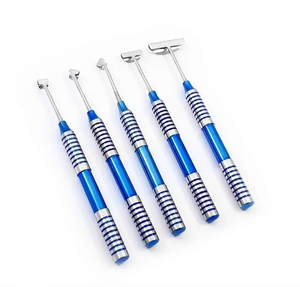 Kit de brossage dentaire ergonomique en acier inoxydable de haute qualité pour instruments de pont osseux, outils d'implantation, ensemble de 5 pièces réutilisables, manuel - Product Image 5