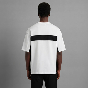 Nouvelle Arrivée T-shirts Homme Coupe Ample 180 g/m² 100% Coton Uni Anti-boulochage Respirant Manches Classiques Grande Taille - Product Image 3