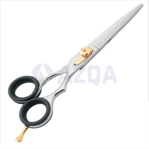 Professional Gold Hair Cutting Scissors Stainless Steel Sharp Blade Barber Shears for Salon <b>Hairdressing</b> and Styling - Product Image 2
