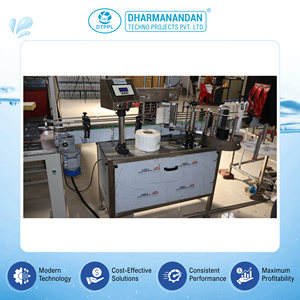 Fournisseur de machines d'étiquetage automatiques de bouteilles en PET à haute productivité, écologiques, électriques et efficaces, 90 étiquettes par minute, unilatérales - Product Image 2