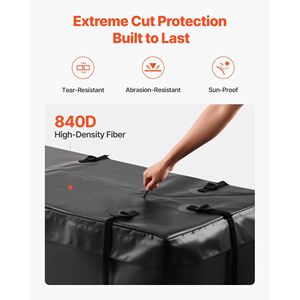 Borsa Portaoggetti Impermeabile Resistente in PVC 840D, 46.65 X 20.08 X 19.69 (12 Piedi Cubi), per Cassone del Camion - Product Image 5