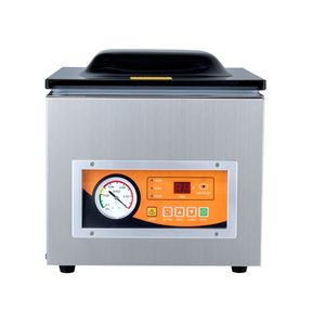 Sigillatrice Sottovuoto Compatta da 260W con Spina USA, Macchina per Confezionamento Sottovuoto in Plastica per Alimenti Umidi, Carni, Marinature, Tipo a Camera 1 - Product Image 1