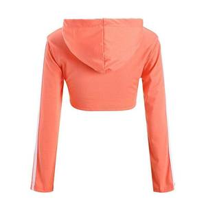 Ensemble de sport pour femmes, 2 pièces, haut court à manches longues et pantalon, leggings extensibles, vêtements de loisirs, ensemble de sport OEM - Product Image 4