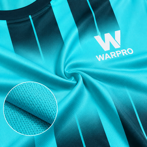 Wholesale Custom Adult Soccer Shirts Solid Latest Design <b>Short</b> Sleeve Anti-Bacterial Breathable 100% Polyester <b>Mesh</b> Fabric - Product Image 6