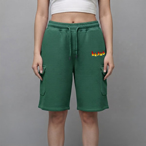New Fashionable Trendy 100% Cotton Breathable Quick Dry Ladies Custom Screen Printed Logo Solid Color Hip Hop High Women's - Product Image 1
