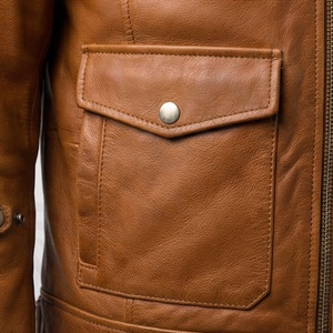 Chaqueta de Motociclista de Cuero Genuino para Hombre de la Mejor Calidad, Nueva Colección de Invierno, Chaquetas de Motocicleta con Protecciones Desmontables Personalizadas - Product Image 5