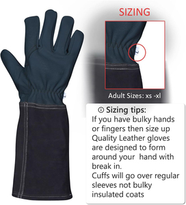 Wholesale Manufacturers Custom Logo Safety Working Welder <b>Gloves</b> Top Quality Grain Cowhide Leather Tig Welding Work <b>Gloves</b> - Product Image 4