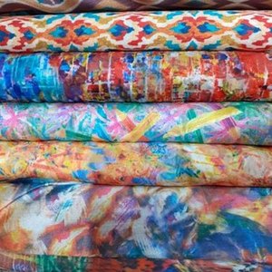 100% Pure Mulberry Silk Jacquard une chaise de maison de qualité supérieure tissu de soie pure mûrier - Product Image 2