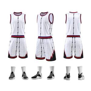 Maillot de basket-ball personnalisé, respirant, à séchage rapide, grande taille, nouveau design - Product Image 4