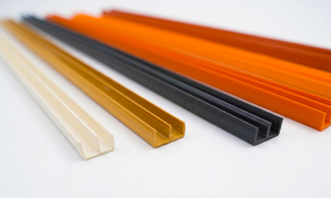 Rigid PVC E Channel Profile <b>Plastic</b> <b>Edge</b> Trim Extrusion for Panel Mounting Glass Holding Furniture Fitting Industrial Use - Product Image 4