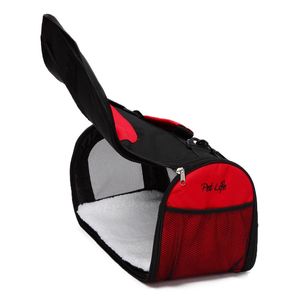 Trasportino per Animali Domestici Sportivo in Rete Approvato dalle Compagnie Aeree, Design Pieghevole con Cerniera - Product Image 5