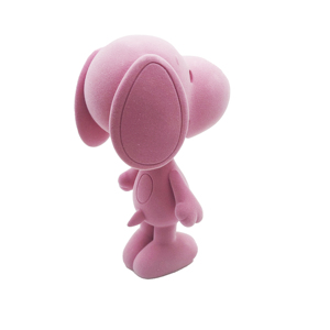 ตุ๊กตาช้างการ์ตูนสีชมพูเคลือบด้วยมือ งานเซรามิกทำมือ ของสะสมตกแต่ง - Product Image 6