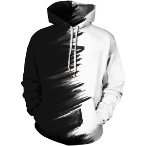 Sudadera con Capucha de Camuflaje para Hombre, Corte Holgado, Estampado por Sublimación, Felpa Francesa, Estilo Casual Urbano para Otoño - Product Image 4