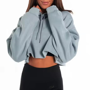 Sudaderas con Capucha de Punto para Mujer, de Alta Calidad, 100% Algodón, Forro Polar, Mangas Largas, Estampado Lindo - Product Image 6