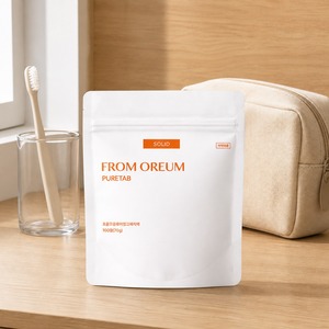 [FROM OREUM] Pasta de Dientes Sólida en Formato de Recarga para Viajes, Cuidado Bucal y Cepillado Diario, Pasta Dental Sólida para Viajes Personales - Product Image 5