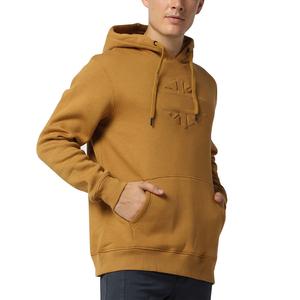 เสื้อฮู้ดดี้ผู้ชายแบบถักลายนูน 480 กรัม ป้องกันริ้วรอย สำหรับฤดูหนาว ผลิตจากผ้าโพลีเอสเตอร์ผสมคอตตอน ขายส่งแบบใหม่ - Product Image 6