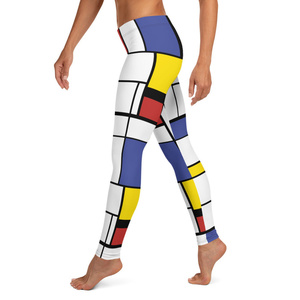 เลกกิ้งโยคะผ้าสแปนเด็กซ์สำหรับผู้หญิงเอวกลางยืดหยุ่นได้หลากสี - Product Image 5