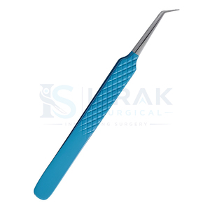 แหนบดัดขนตาแบบมืออาชีพ สแตนเลสสตีล ด้ามจับเพชรบลูไดมอนด์  ความแม่นยำสูง - Product Image 4