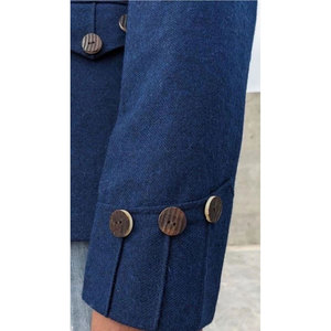 Veste de kilt en tweed de laine noire à motif Argyle de Ventoria Enterprises, col rabattu, coupe ajustée, pour mariage, hiver - Product Image 4