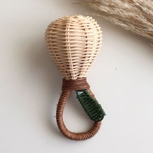 Combo de sonajeros para bebé tejidos a mano con ratán natural, los más vendidos, juguetes artesanales para niños - Product Image 6
