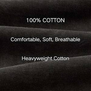 Camisetas Personalizadas de Corte Holgado, Estilo Vintage, Lavadas, para Hombre, Tallas Grandes, de Algodón 100%, Transpirables y de Secado Rápido - Product Image 4