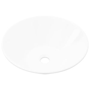 Design della ciotola del lavandino del bagno in ceramica in porcellana bianca - Product Image 2