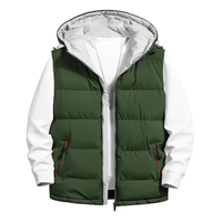 Dernière conception, veste matelassée légère et chaude pour homme avec logo personnalisé, idéale pour l'automne et l'hiver, isolée et résistante à l'eau, tendance