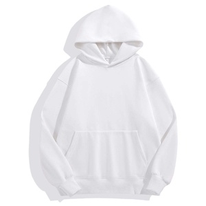 Sweat à capuche streetwear d'hiver sur mesure, 330 grammes, poids lourd, longueur standard, en molleton de coton French Terry, écologique, en promotion - Product Image 5