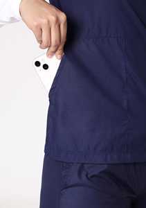 Ensemble de combinaisons médicales unisexes en gros pour hôpital, pharmacie, clinique – Tenues de travail et uniformes d'infirmière à manches courtes en polyester - Product Image 3