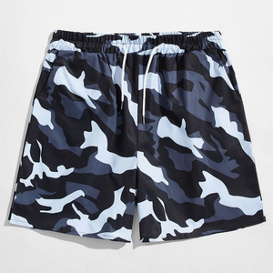 Pantalones Cortos Deportivos Casuales de Poliéster Transpirables de Secado Rápido Ecológicos con Cierre de Cremallera y Cintura Alta para Hombre con Logotipo Personalizado de Alta Calidad - Product Image 1