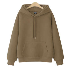 Sweat à capuche surdimensionné en molleton tricoté lavé, respirant et épais, personnalisable avec logo frontal – Vente en gros - Product Image 5