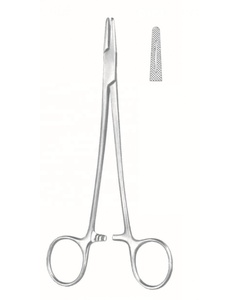 Porte-aiguille Mayo Hegar Premium 16 cm - Acier inoxydable de qualité chirurgicale, manche doré TC, autoclavable, haute adhérence - Certifié ISO13485 CE - Product Image 2