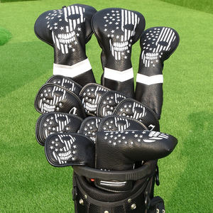 Funda para cabeza de palo de golf, material de cuero PU ligero y duradero, aspecto elegante, protector, adecuado para practicar, diseño fácil de usar - Product Image 5