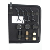 Kit d'outils professionnel premium en acier inoxydable pour extensions de cheveux à micro-anneaux, pinces, étui, couleur personnalisée, ciseaux métalliques