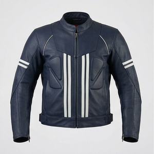 Chaqueta de Motociclista de Cuero Genuino para Hombre de la Mejor Calidad, Nueva Colección de Invierno, Chaquetas de Motocicleta con Protecciones Desmontables Personalizadas - Product Image 1