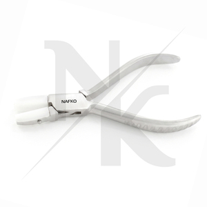 Premium Eyeglass <b>Adjustment</b> Tool Smooth Jaws Prevent Scratches Optical Instrument Optician Nylon Jaw Plier 140mm Stainless Steel - Product Image 4