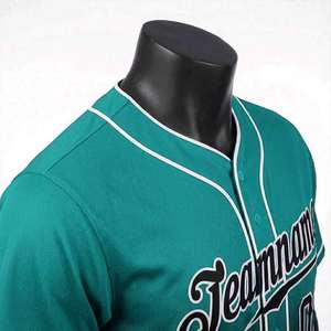 New Arrival Customizable Short Sleeve Printed Baseball Jersey 100% Polyester <b>Fabric</b> Quick Dry Made Pakistan <b>Best</b> Price Hot Sale - Product Image 4