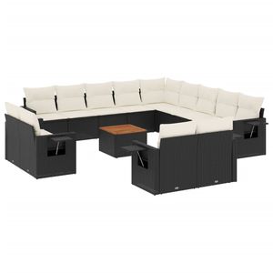 Conjunto de Sofás Negros para Jardín - Product Image 2