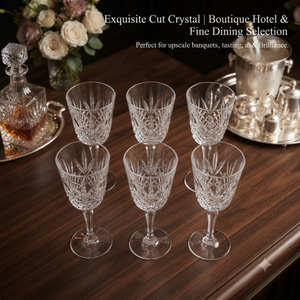 Reusable Vintage Decorative <b>Wine</b> Glasses <b>Goblet</b> with Custom Logo for Parties Catering Restaurants & Hotels - Product Image 5