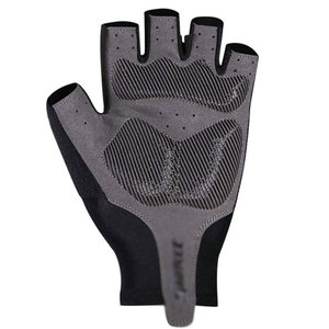 Gants de cyclisme en cuir anti-vibrations, demi-doigts noirs, pour hommes, pour la conduite à vélo, offrant une dextérité et une sécurité accrues - Product Image 3