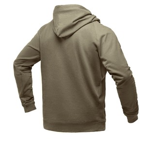 Sweat à capuche en polaire anti-boulochage bicolore pour homme, style streetwear, coupe ajustée, avec impression personnalisée - Product Image 3