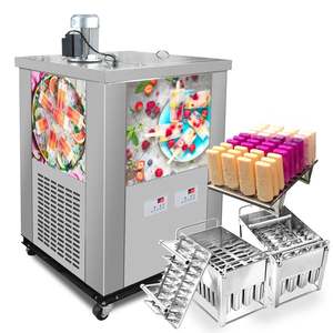 Machine commerciale à 2 moules pour la fabrication de bâtonnets glacés, de sucettes glacées et de glaces sur bâtonnet - Product Image 1