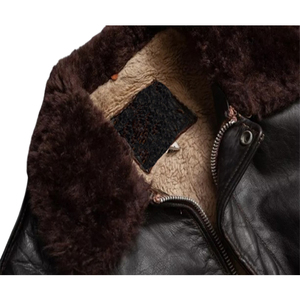 Veste en cuir véritable noir pour homme, chauffante et écologique, avec logo frontal, 100 % haute qualité, faible MOQ, prix bas, collection hiver 2026 OEM - Product Image 4