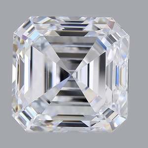 Diamant de laboratoire de haute qualité 1-8 carats, taille Asscher excellente, couleurs D E F G H, clarté certifiée IGI, CVD, pour bijoux en or. - Product Image 4