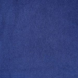 Ensemble de 2 chaises de salle à manger latérales rembourrées en velours bleu avec finition argentée miroir - Product Image 5