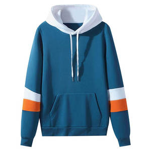 Sweat-shirt à capuche color block à manches longues, pull décontracté en tissu doux avec poche avant, confortable pour le quotidien, coupe décontractée, vêtement d'extérieur - Product Image 2